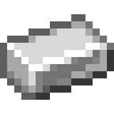 Iron ingot image as sample input for creating the chiseled bookshelf pixel art.